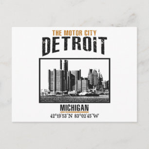 Detroit Briefkaart