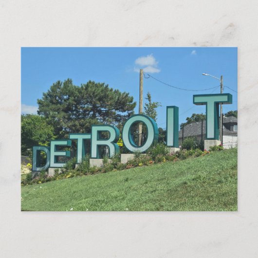 Detroit Briefkaart (Voorkant)