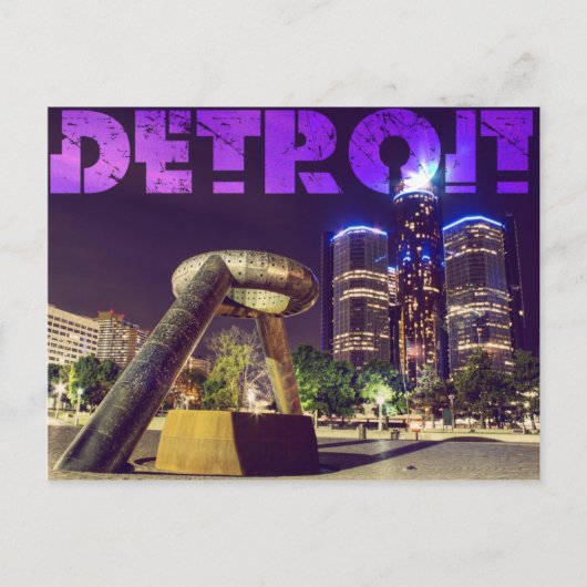 Detroit Briefkaart (Voorkant)