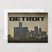 Detroit Briefkaart (Voorkant / Achterkant)