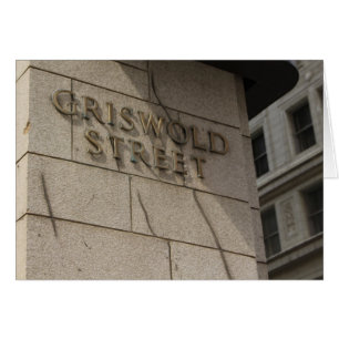 Detroit briefkaart - Griswold St