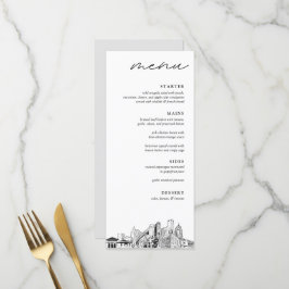 Detroit bruiloft diner menu