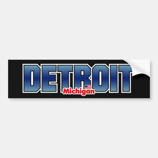 Detroit Bumper Bumpersticker (Voorkant)