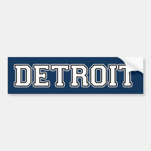 Detroit Bumpersticker (Voorkant)