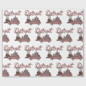 Detroit Cadeaupapier (Vlak)
