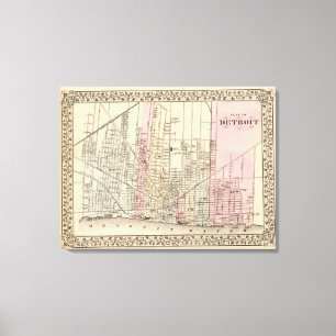 Detroit Canvas Afdruk