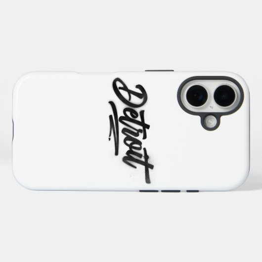 Detroit Case-Mate iPhone Case (Achterkant (horizontaal))