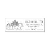 Detroit City | Aangepast zelfinkend stempel voor a (Design)