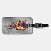 Detroit City Bagagelabel (Voorkant horizontaal)