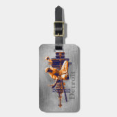 Detroit City Bagagelabel (Voorkant verticaal)