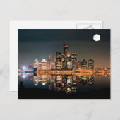 Detroit City Briefkaart (Voorkant / Achterkant)