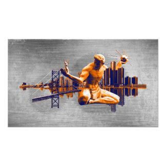 Detroit City Foto Afdruk