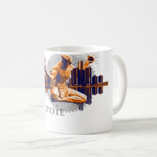 Detroit City Koffiemok (Voorkant rechts)