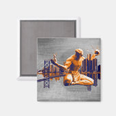 Detroit City Magneet (Voorkant / Achterkant)