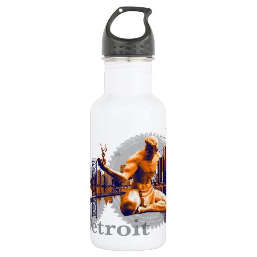 Detroit City Waterfles (Voorkant)