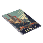 Detroit Classic City Notitieboek (Rechterzijde)
