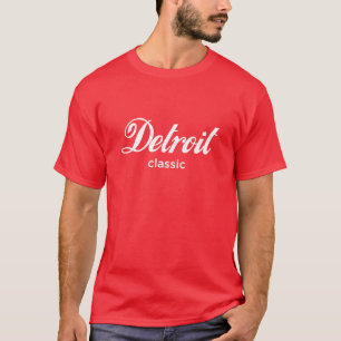 Detroit Classic (Witlettertype) T-shirt