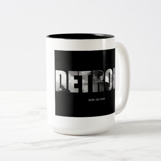 Detroit Coffee-Mok Tweekleurige Koffiemok (Voorkant rechts)