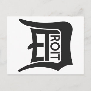 Detroit D Briefkaart
