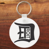 Detroit D Sleutelhanger (Voorkant)