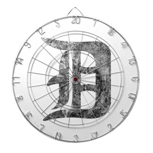 Detroit D was Dartbord (Voorkant)