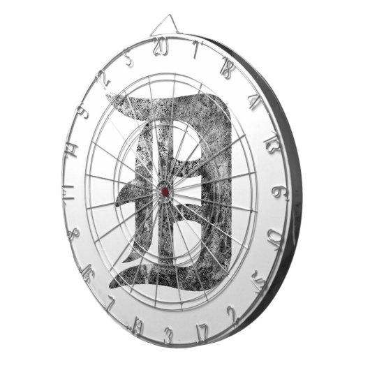 Detroit D was Dartbord (Voorkant Rechts)