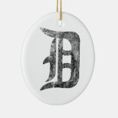 Detroit D was Keramisch Ornament (Rechts)