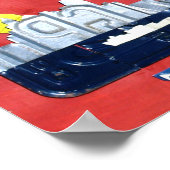 Detroit: De Art van het Bord voor motorrijtuigenve Poster (Hoek)