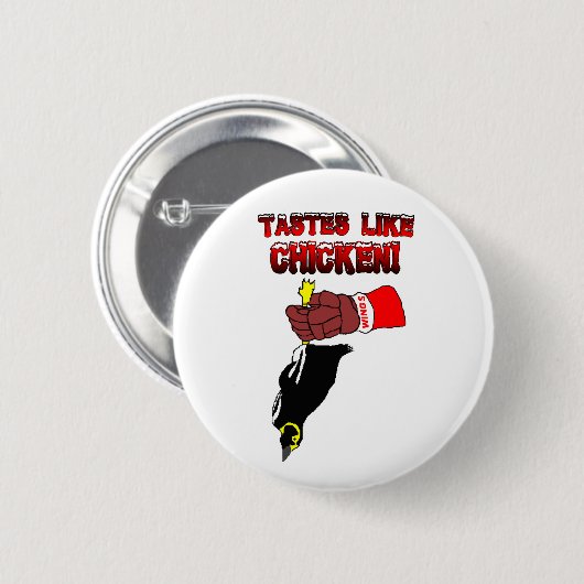 Detroit Dead Penguin Button (Voorkant /achterkant)