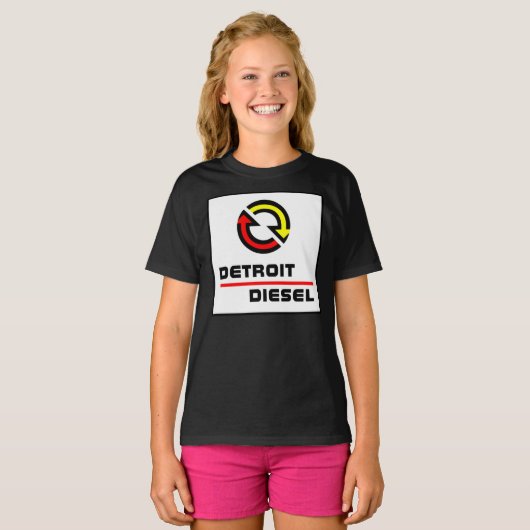 Detroit Diesel Classic T-Shirt (Voorkant volledig)