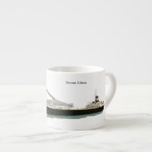 Detroit Edison cutout espresso mok (Voorkant rechts)