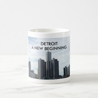 Detroit een nieuwe, beginnende 11oz witte Mok