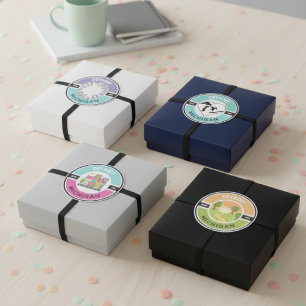 Detroit EST. 1701 Circle Stickers (Set van 4)