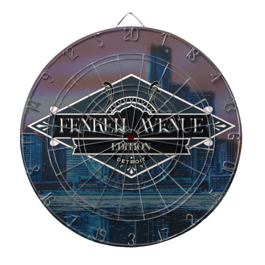Detroit - Fenkell Edition Dartbord (Voorkant)