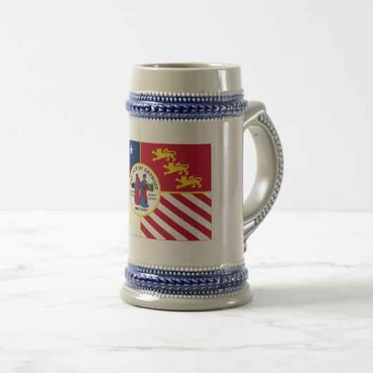 Detroit Flag Bierpul (Voorkant rechts)