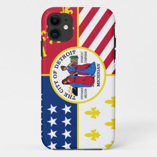 Detroit Flag iPhone 11 Hoesje