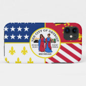 Detroit Flag Case-Mate iPhone Case (Achterkant (horizontaal))