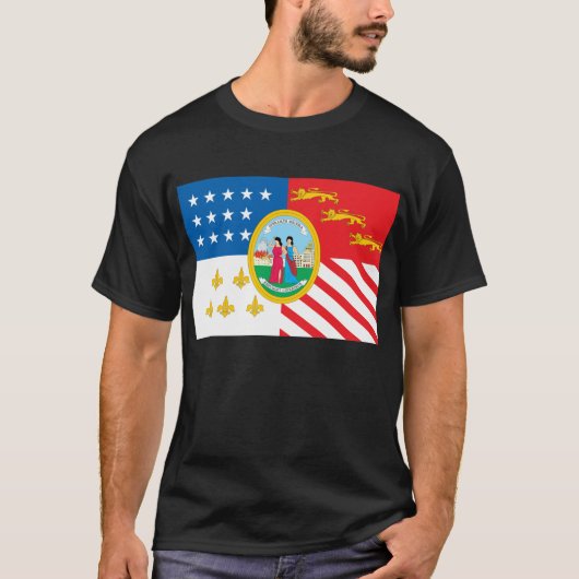 Detroit Flag T-shirt (Voorkant)