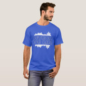 Detroit for Life - Football Skyline T-shirt (Voorkant volledig)
