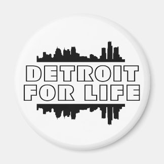 Detroit for Life - Skyline Magneet
