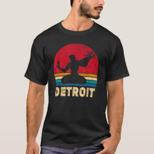 detroit geest van Detroit Michigan Retro T-shirt