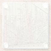 Detroit Glazen Onderzetter (Achterkant)
