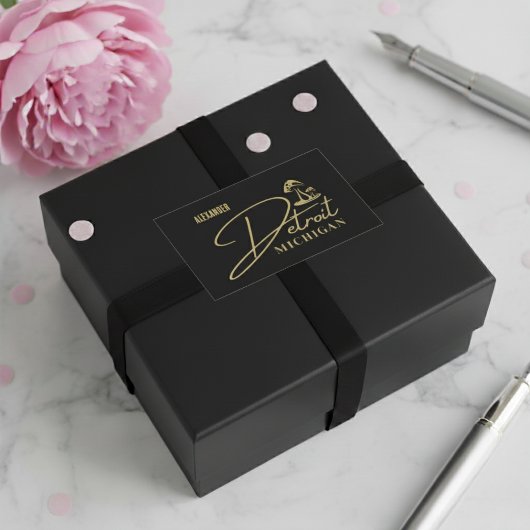 Detroit Golden Mushroom  Sticker