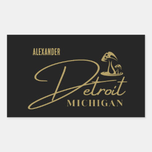 Detroit Golden Mushroom  Sticker
