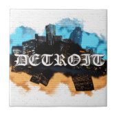 Detroit Graffiti Tegeltje (Voorkant)