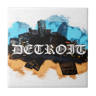 Detroit Graffiti Tegeltje