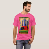 Detroit Grand Prix  Auto Racing Advertentie T-shirt (Voorkant volledig)