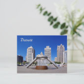 Detroit - Hart Plaza Briefkaart (Staand voorkant)