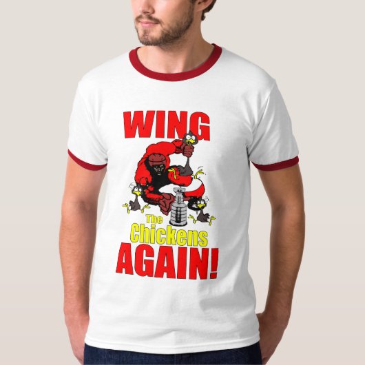 Detroit Hockey T-shirt (Voorkant)