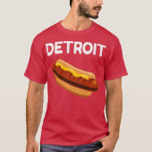 Detroit Hot dog stad shirt geweldige nieuwigheid s (Voorkant)